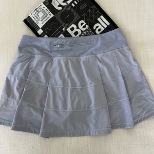 Lululemon Athletica Light Gray Skater Skirt